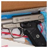 S&W Victory, 22LR, Stainless, Threaded Barrel, 2 Mags in Box