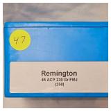 Remington 45ACP 230gr FMJ Reloading Bullets-250