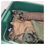 Tote of Canvas Bags and Misc