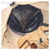 Camping Set, Pots, Pans, Coffee Maker, Soap, Towels