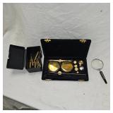 Brass Balance Scale in Fitted Box