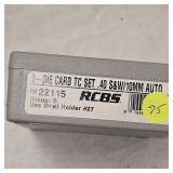 RCBS 3 Piece Die Set , 40SW