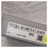 RCBS 3 Piece Die Set,45 ACP