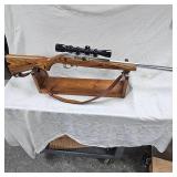 Ruger K10-22, Stainless, Bull Barrel, Laminated Stock, 2-7 Scope, Sling