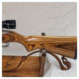 Ruger K10-22, Stainless, Bull Barrel, Laminated Stock, 2-7 Scope, Sling