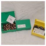 Remington .380 95gr RN(150rds), .38 125gr FP(45 Rds)