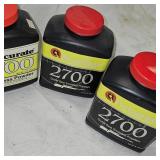 Accurate 2700 Poweder, 5 lbs, one 1/2 lb