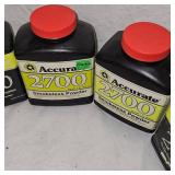Accurate 2700 Poweder, 5 lbs, one 1/2 lb