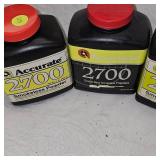 Accurate 2700 Poweder, 5 lbs, one 1/2 lb