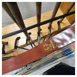 2 Recurve Bows with Arrows and STAND "Necedach","Missilite"