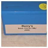Remington9mm Bullets 115gr FMJ, 500rds