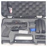 S &W M+P9, 9mm Crimson Trace Laser, 4 Mags in Case