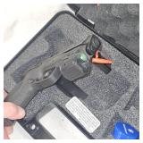 S &W M+P9, 9mm Crimson Trace Laser, 4 Mags in Case