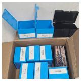 Lot of 32 Bullet Containers, Multi Size