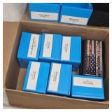 Lot of 32 Bullet Containers, Multi Size
