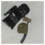 Belt Ammo Case and Hatchet