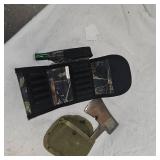 Belt Ammo Case and Hatchet