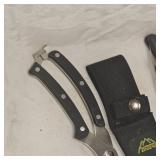 Outdoor Eagle Game Shears and Swing Blade Knife