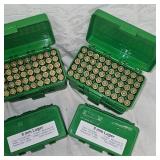 12-MTM 9mm Ammo Boxes with Brass