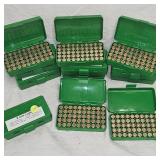 12-MTM 9mm Ammo Boxes with Brass