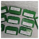 12-MTM 9mm Ammo Boxes with Brass
