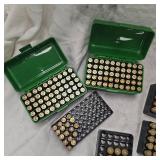 Lot of 45LC, 44Mag, 223 Fired Brass in MTM Containers