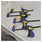 Lot of Irwin Quick Grip Clamps