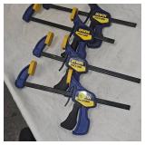 Lot of Irwin Quick Grip Clamps