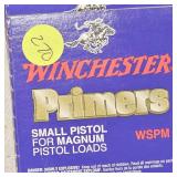 Winchester Large Pistol Primers, Qty 600 and Small Pistol Qty 600
