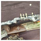 Bear "BlackBear" Compound Bow w/Case, Arrows, Like New