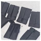 7 Single Stack 2 Mag Pouches, as new