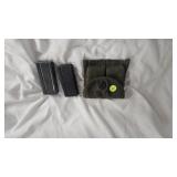 US Army M1 Carbine Mags and Holder 2-20rd in Pouch