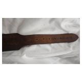 Shotgun Shell Leather Belt Sized 36"-42"