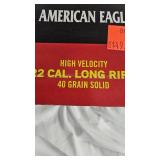 American Eagle 40gr 500 Pak and Federal 36gr, 150rds