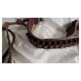 Shotgun  Shell Belt 32=38" Leather, Sling Leather, Ammo Can