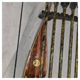 Bear Recurve Bow "Kodiak Hunter" with Arrows and Quiver