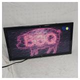 Light Up BBQ Sign "works"