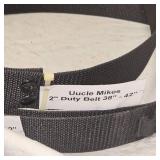 Lot of 5 Uncle Mikes 2" Duty Belts, as new