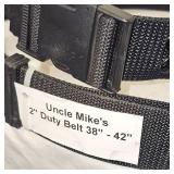 Lot of 5 Uncle Mikes 2" Duty Belts, as new