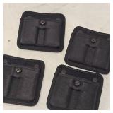 Lot of 4 Bianchi 802 2 Mag Single Stack Pouches