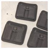 Lot of 4 Bianchi 802 2 Mag Single Stack Pouches
