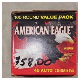 American Eagle Federal 100 Pak ACP