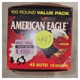 American Eagle Federal 100 Pak ACP
