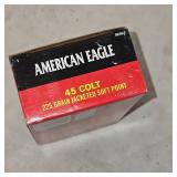 American Eagle 45 Long Colt "LC" 50rd Box 224gr SP