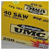 250rd Pak Remington 40SW 180gr FMJ