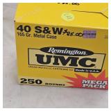 250rd Pak Remington 40SW 180gr FMJ