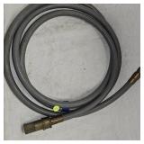 LP or Natural Gas 8ft Flex Line w/Check Swivel