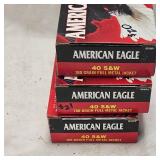 Three Boxes Federal 40SW 180gr FMJ