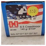 50rd Box Hornady 6.5 Creedmoore 140gr BTHP