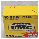250 Ed Pak Remington 40SW 180gr FMJ